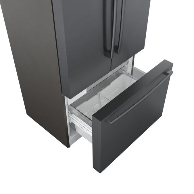 800 Series French Door Bottom Mount Refrigerator 36'' Black stainless steel B36CT80SNB B36CT80SNB-13