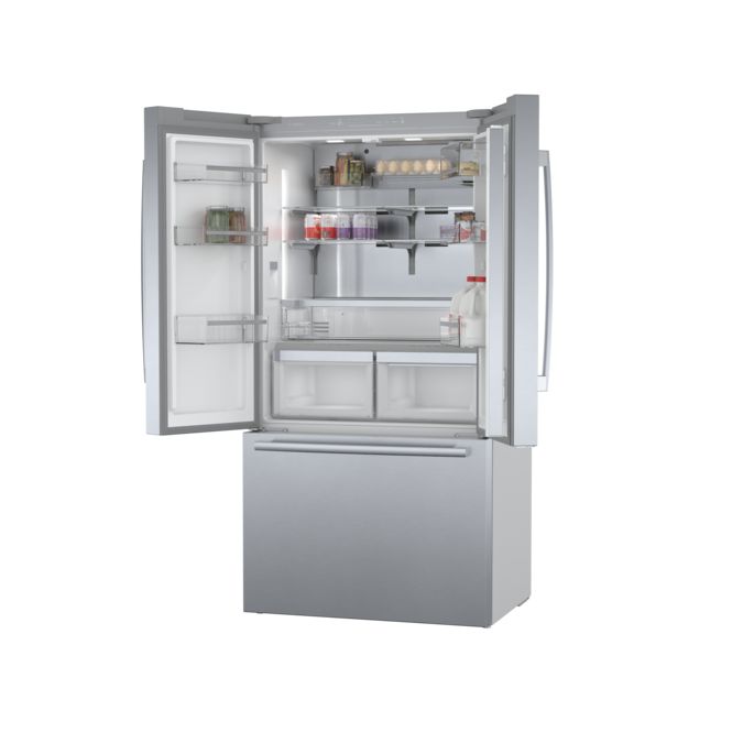 800 Series French Door Bottom Mount Refrigerator 36'' Brushed steel anti-fingerprint B36CT80SNS B36CT80SNS-6