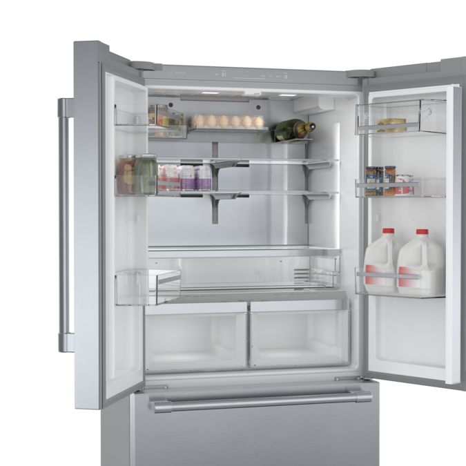 800 Series French Door Bottom Mount Refrigerator 36'' Easy clean stainless steel B36CT81SNS B36CT81SNS-4
