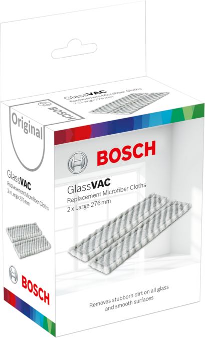 GlassVAC – Lange Ersatzmikrofasertücher Systemzubehör F016800551 F016800551-2