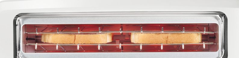 Langschlitz Toaster CompactClass Weiß TAT3A001 TAT3A001-17