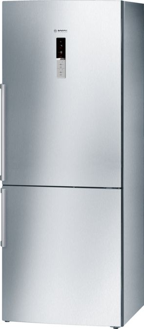 Serie | 6 Szabadonálló, alulfagyasztós hűtő-fagyasztó kombináció Inox - könnyű tisztítás KGN46AI22 KGN46AI22-3