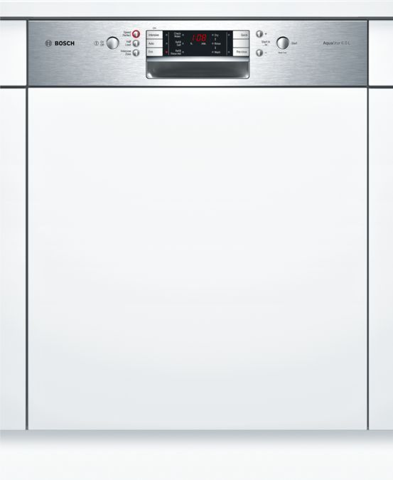 Series 6 semi-integrated dishwasher 60 cm Stainless steel SMI53E05GB SMI53E05GB-1