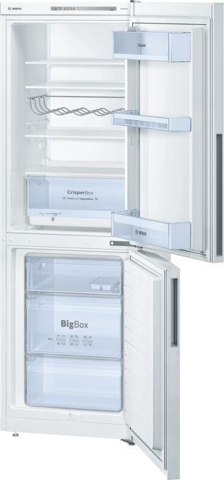 Serie | 4 Free-standing fridge-freezer with freezer at bottom KGV33VW31G KGV33VW31G-1