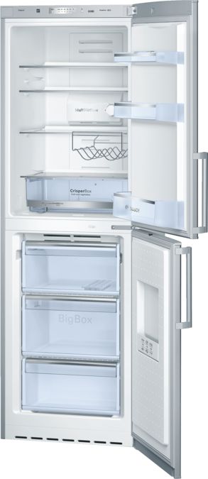Serie | 4 free-standing fridge-freezer with freezer at bottom Inox-look KGN34VL20G KGN34VL20G-1