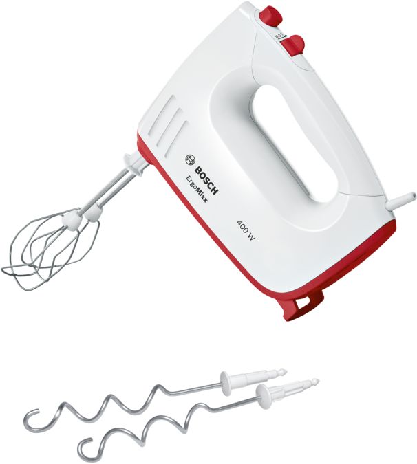 Hand mixer ErgoMixx 400 W White, Red MFQ36300GB MFQ36300GB-1