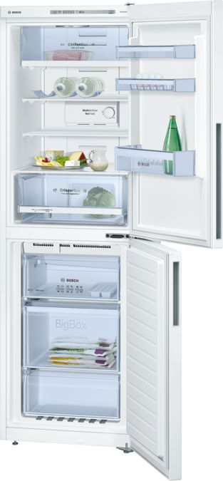 Serie | 4 free-standing fridge-freezer with freezer at bottom KGN34VW30G KGN34VW30G-1