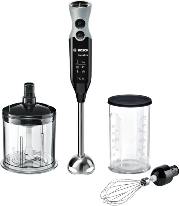 Stavblender ErgoMixx 750 W Sort, Window grey MSM67160 MSM67160-1