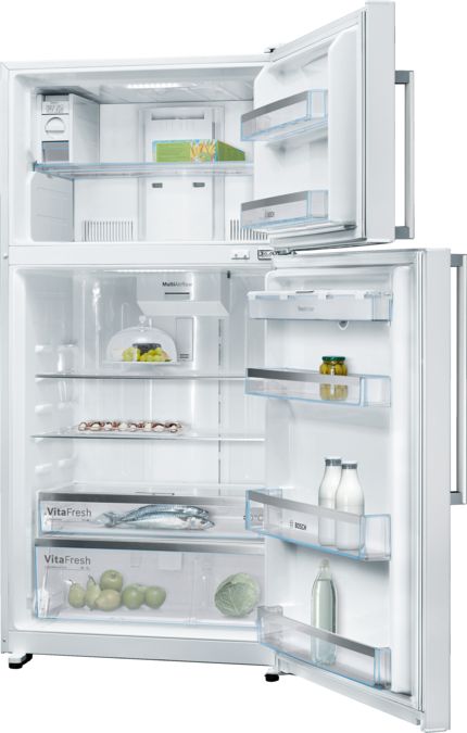 Serie | 4 free-standing fridge-freezer with freezer at top Inox-look KDD74AL20N KDD74AL20N-2