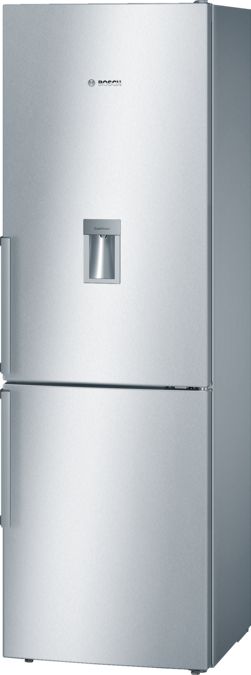 Serie | 4 Freestanding Fridge-freezer (Bottom freezer) 186 x 60 cm Stainless steel (with anti-fingerprint) KGD36VI30 KGD36VI30-5