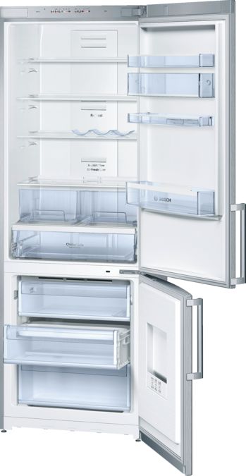 Serie | 4 NoFrost, Kombinált hűtő / fagyasztó Króm-inox KGN49VI20 KGN49VI20-1