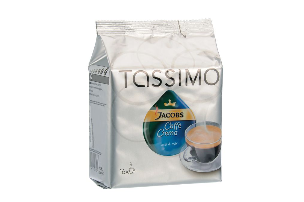 Coffee Tassimo T-Discs: Jacobs Caffè Crema Mild Pack of 16 drinks 00467145 00467145-2