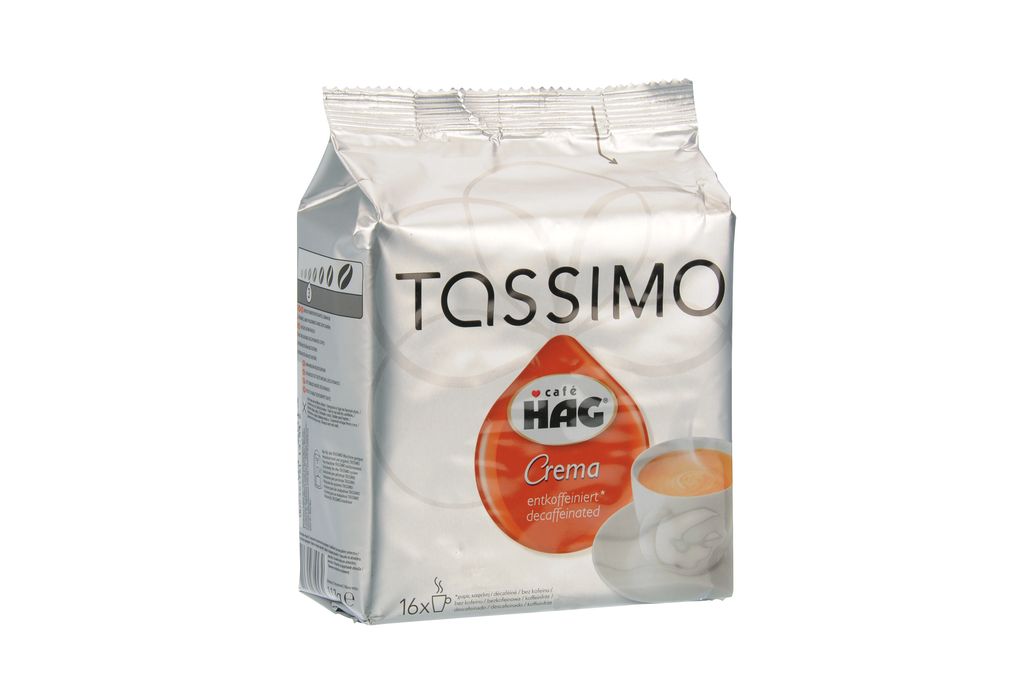 Tassimo T-Disc: Cafè Häg Crema Decaffeinated Pack of 16 drinks 00574792 00574792-2