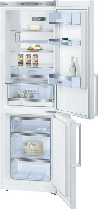 Serie | 6 Free-standing fridge-freezer with freezer at bottom 186 x 60 cm White KGE36AW30 KGE36AW30-5