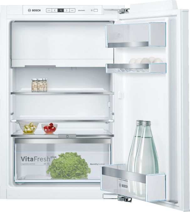 Serie 6 Einbau-Kühlschrank mit Gefrierfach 88 x 56 cm Flachscharnier mit Softeinzug KIL22AD40Y KIL22AD40Y-1