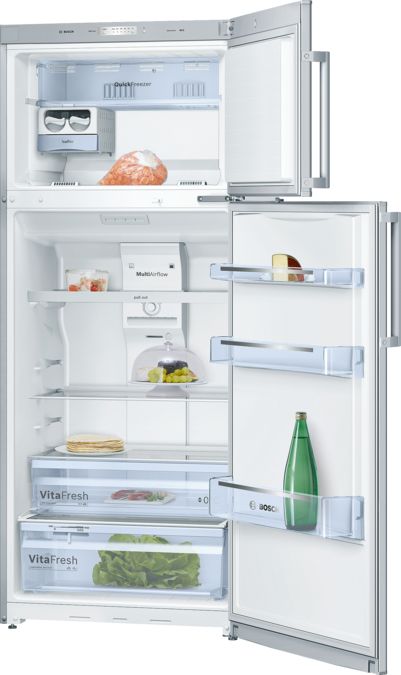 Series 4 Free-standing fridge-freezer with freezer at top 171 x 70 cm Stainless steel look KDN42VL25T KDN42VL25T-1