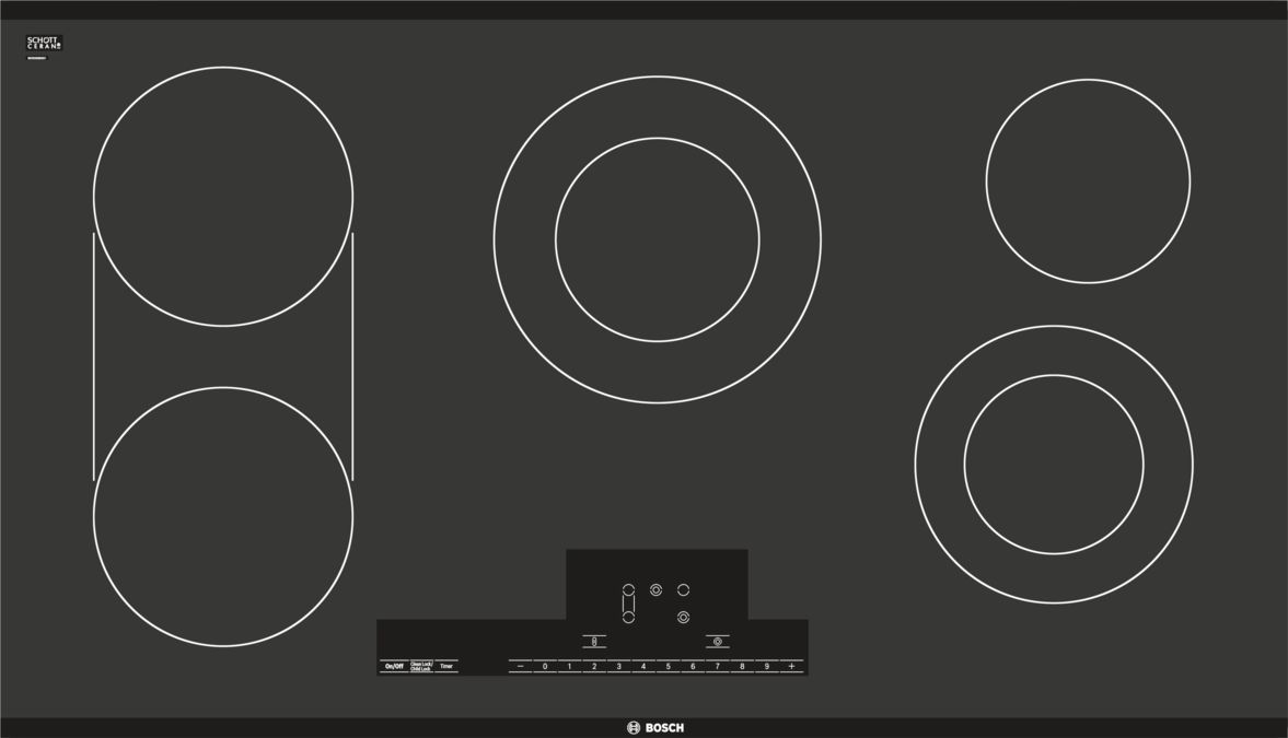 Electric Cooktop Black, Without Frame NET8666UC NET8666UC-1