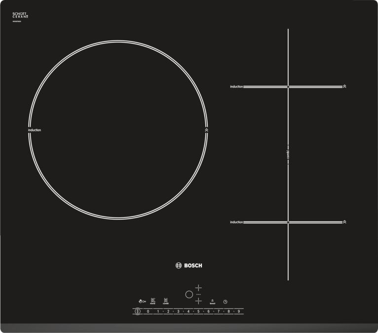 Serie | 6 60 cm Induction Hob - Ceramic glass base PIS631F17E PIS631F17E-1