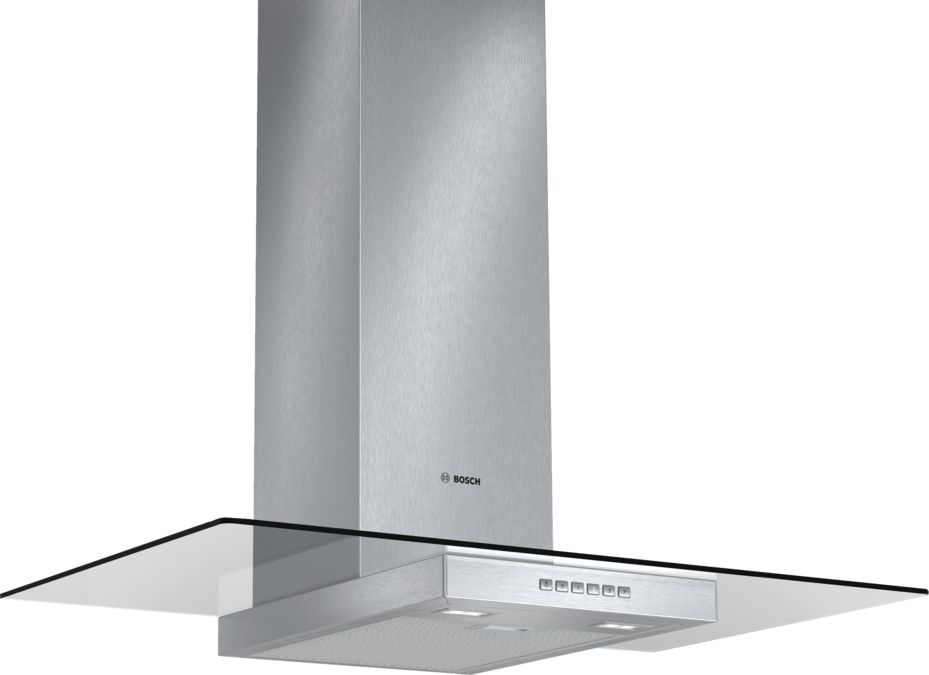 Serie | 4 wall-mounted cooker hood 90 cm clear glass DWA097A50 DWA097A50-1