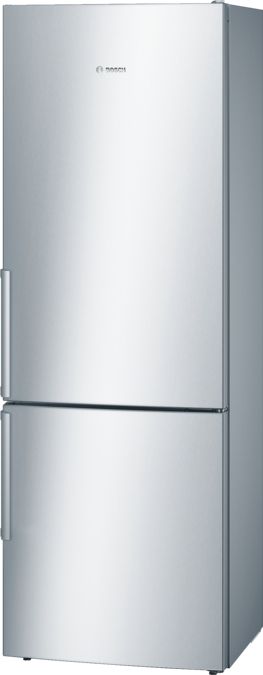 Serie | 6 Szabadonálló, alulfagyasztós hűtő-fagyasztó kombináció Inox - könnyű tisztítás KGE49BI40 KGE49BI40-2