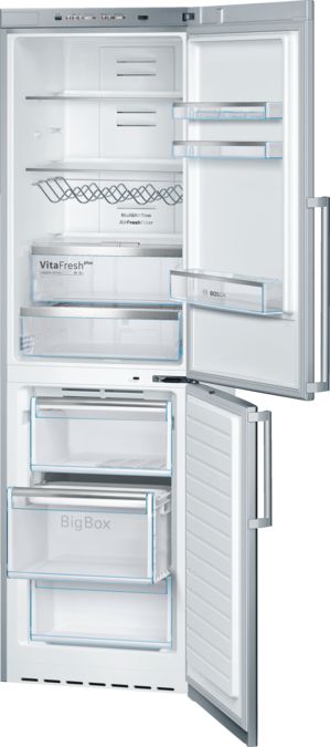 500 Series Freestanding Bottom Freezer Refrigerator 23.5'' Easy clean stainless steel B11CB50SSS B11CB50SSS-2