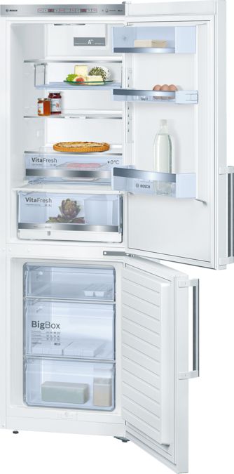 Serie | 6 voľne stojaca chladnička s mrazničkou dole biela KGE36BW30 KGE36BW30-1