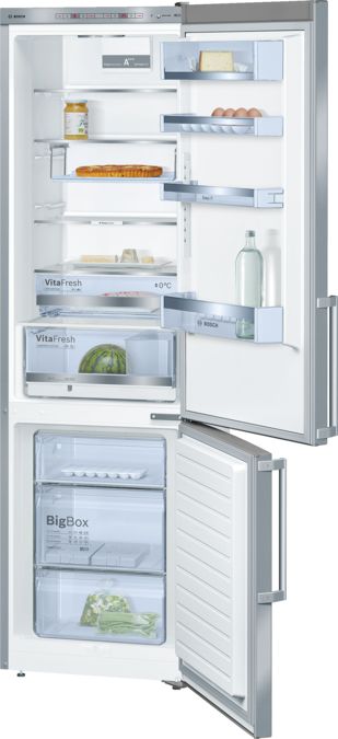 Série 6 Réfrigérateur combiné pose-libre 60 cm, Inox anti trace de doigts KGE39BI41 KGE39BI41-1