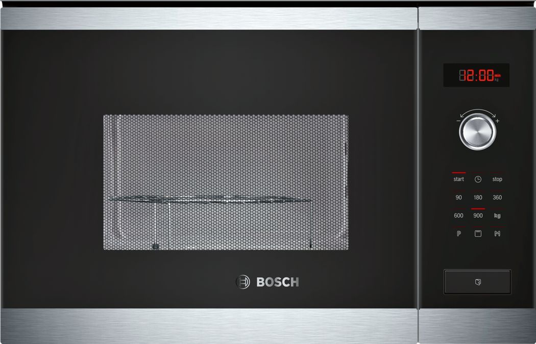 Bosch 25 Liters Built-in Microwave oven Black HMT84G654M