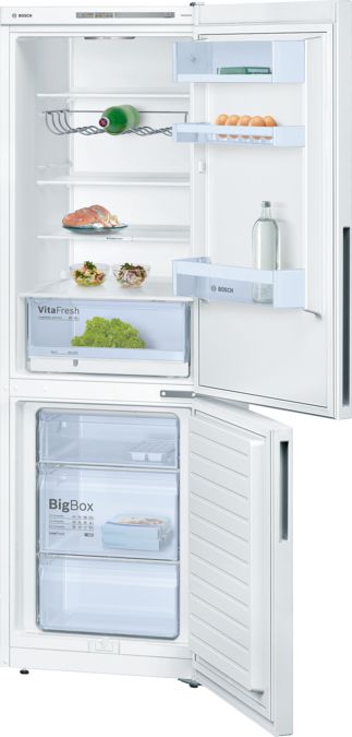Serie | 4 Szabadonálló, alulfagyasztós hűtő-fagyasztó kombináció KGV36XW30 KGV36XW30-1