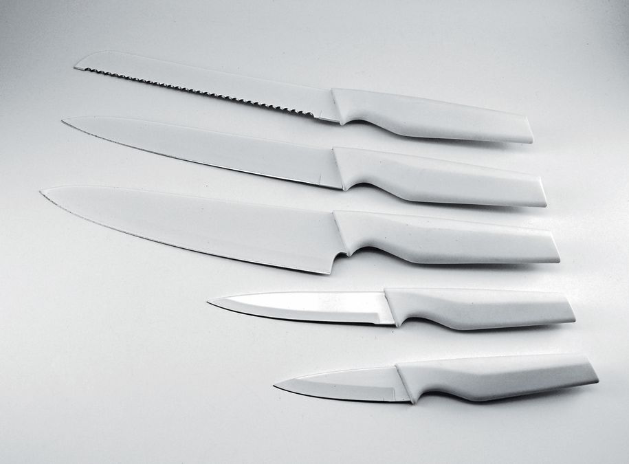 Bloc porte-couteaux BLOC 5 COUTEAUX SOFT TOUCH LAMES ANTI ADHERENTE Le Couteau du Chef® 00576685 00576685-1