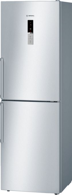 Serie | 6 free-standing fridge-freezer with freezer at bottom Inox-look KGN34XL32G KGN34XL32G-2