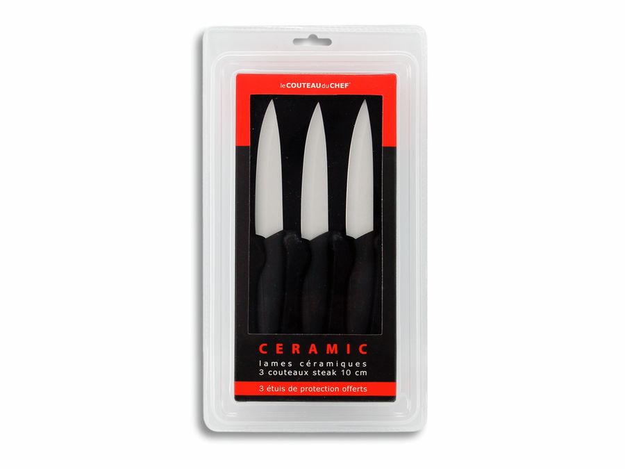 Jeu de couteaux Le Couteau du Chef - TARRERIAS TB Set de couteaux lame céramique Blanche 00575027 00575027-1