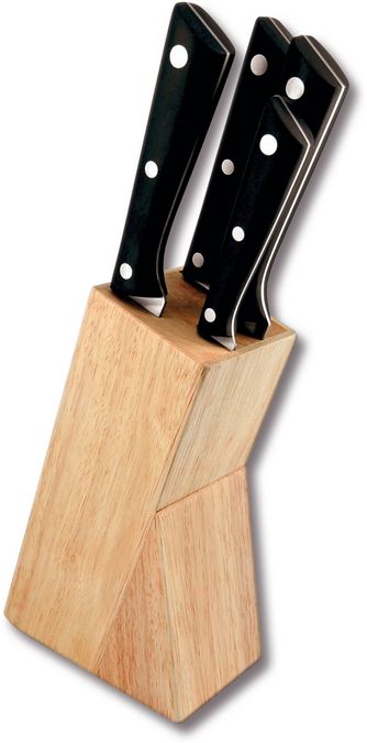 Bloc porte-couteaux BLOC 4 COUTEAUX NOIRS Le Couteau du Chef® 00576684 00576684-1