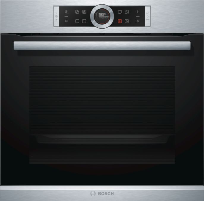 Series 8 built-in oven 60 x 60 cm Stainless steel HBG633BS1 HBG633BS1-1