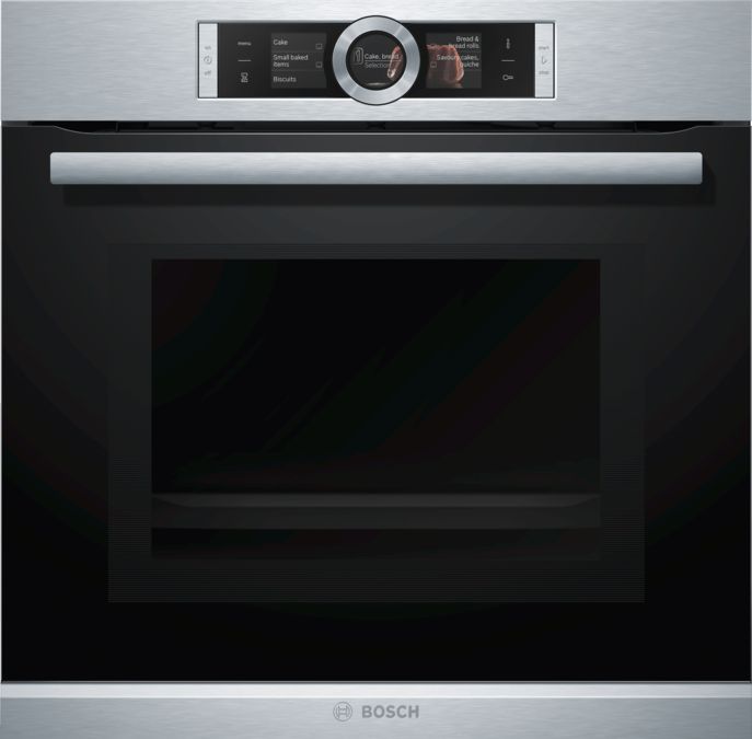 Series 8 Built-in oven with microwave function 60 x 60 cm Stainless steel HMG636RS1 HMG636RS1-1