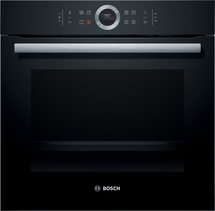 Serie 8 Einbau-Backofen 60 x 60 cm Schwarz HBG675BB1 HBG675BB1-1