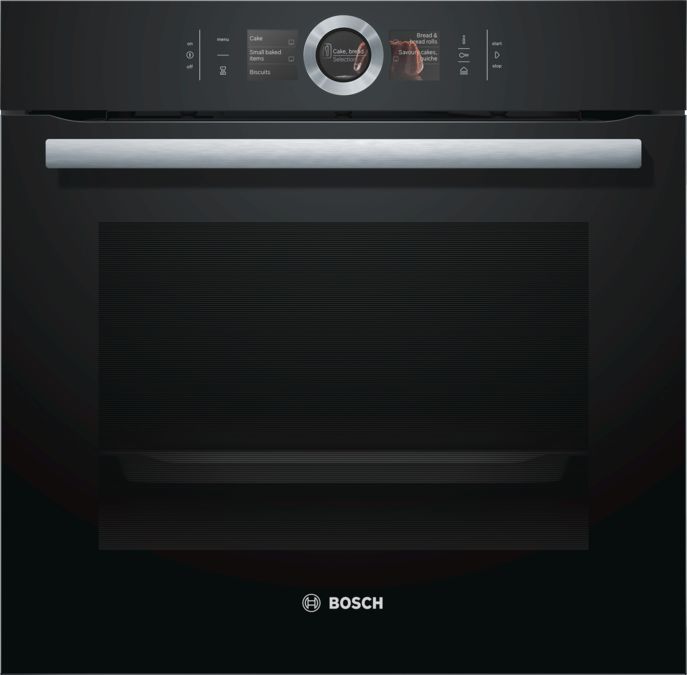 Series 8 Built-in oven with steam function 60 x 60 cm Black HSG636BB1 HSG636BB1-1