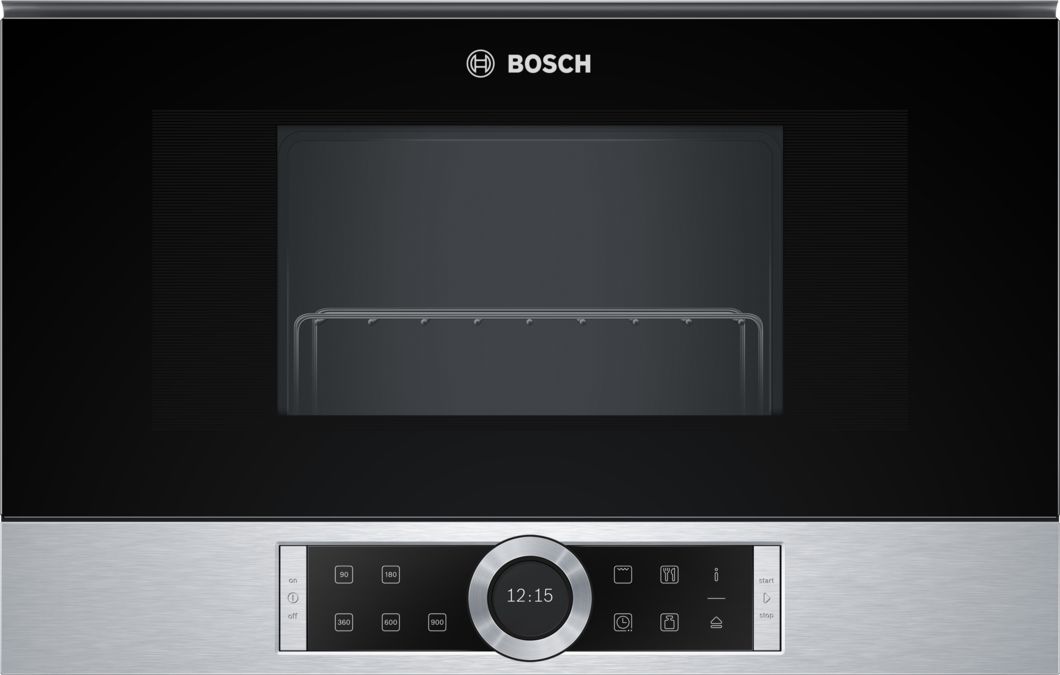 Bosch 21 Litre Built In Microwave Oven Color Black BEL634GS1M