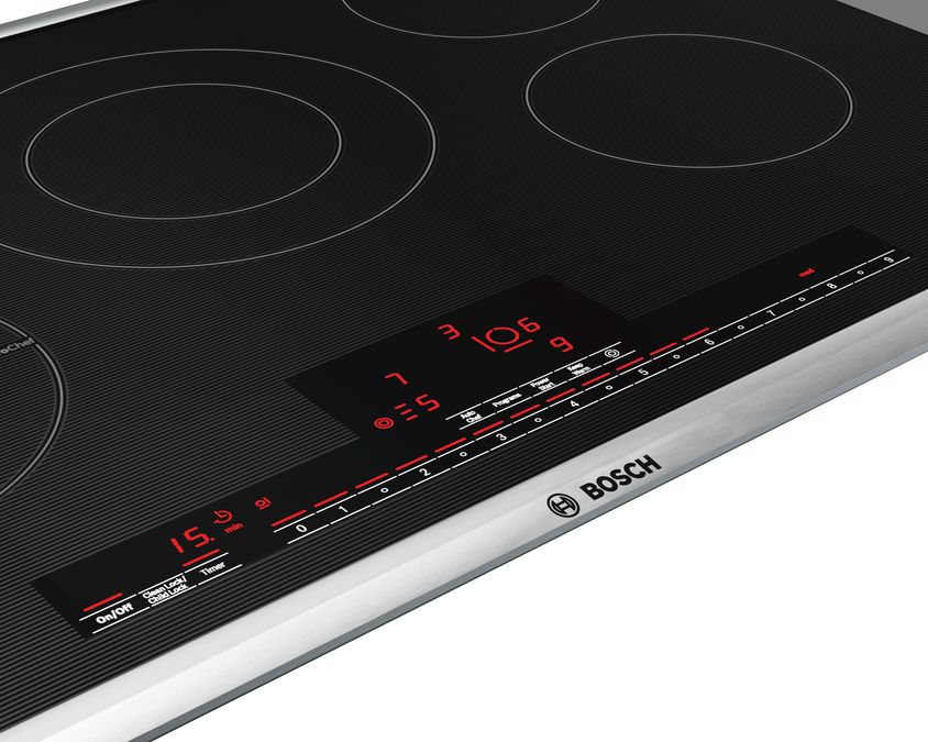 Electric Cooktop 30'' Black, surface mount with frame NETP066SUC NETP066SUC-2