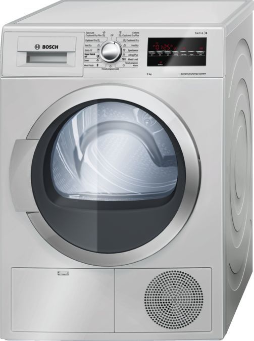 Serie | 6 Condenser Tumble Dryer 9 kg Inox-easyclean WTG86400ZA WTG86400ZA-1