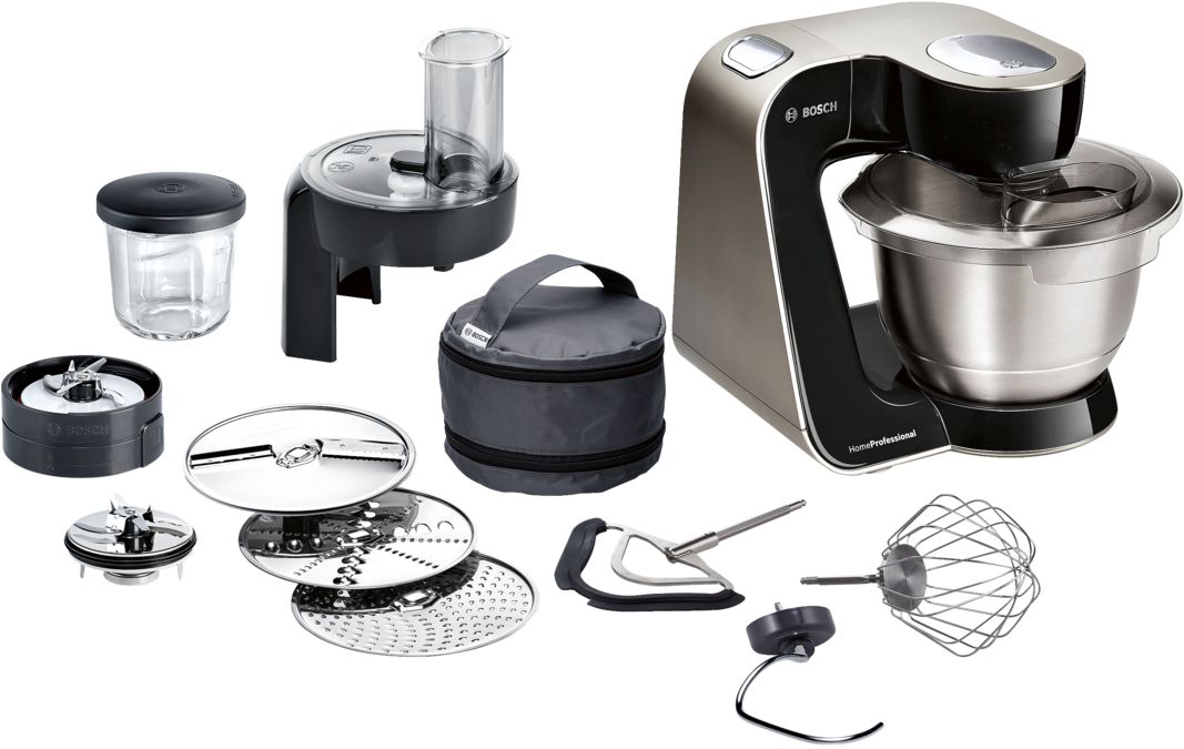Kitchen Machine Home Professional 900 W Black, Brushed stainless steel MUM57B22 MUM57B22-1