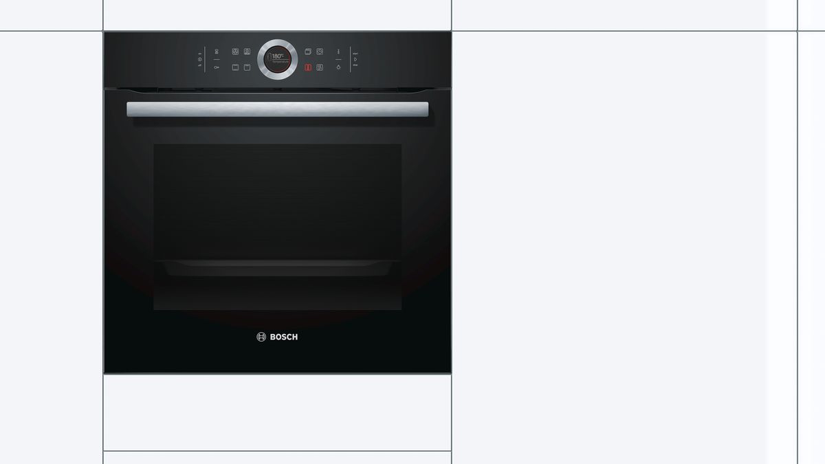 Series 8 Built-in oven 60 x 60 cm Black HBG634BB1 HBG634BB1-2