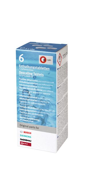 Descaling tablets For coffee machines, kettles and hot water dispensers 00311556 00311556-2