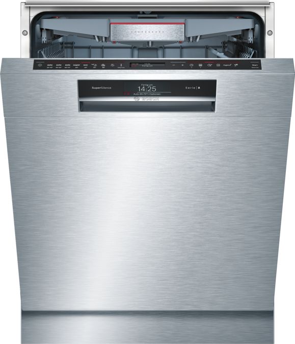 Serie | 8 Opvaskemaskine til underbyg 60 cm Stål SMU88TS01S SMU88TS01S-1