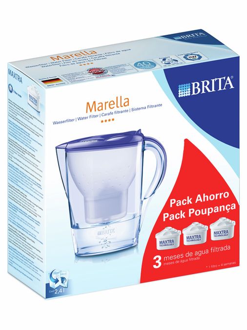 Jarra Jarra BRITA MARELLA Lavanda Incluye 3 filtros MAXTRA 00577320 00577320-1