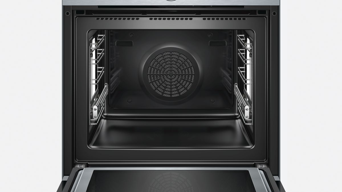 Series 8 Built-in oven with added steam and microwave function 60 x 60 cm Stainless steel HNG6764S1 HNG6764S1-6