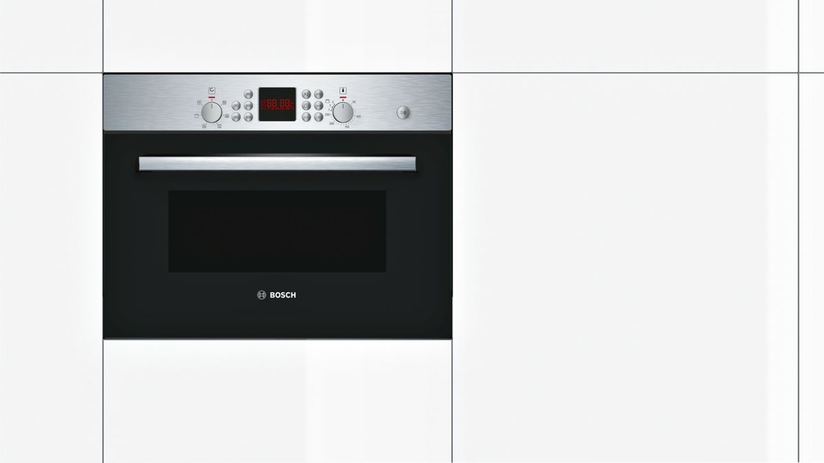 Series 6 Built-in microwave oven with grill 60 x 45 cm Stainless steel HBC84H501 HBC84H501-2