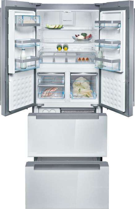Serie | 8 combiné réfrigérateur-surgélateur pose libre French Door 191.1 x 75.2 cm Blanc KMF40SW20 KMF40SW20-4