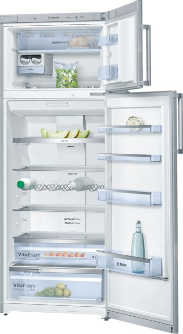 Serie | 6 free-standing fridge-freezer with freezer at top 186 x 70 cm Stainless steel (with anti-fingerprint) KDN46XI30I KDN46XI30I-2