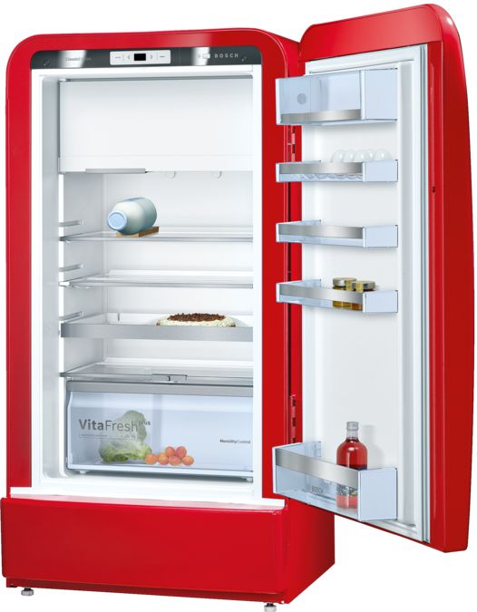 Serie | 8 Vrijstaande koelkast 127 x 66 cm Rood KSL20AR30 KSL20AR30-2